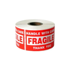 Fragile Stickers <br> 2x3-500 Labels<br> Qty 1 Roll