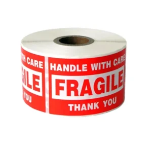 Fragile Stickers<br> 3x5 - 500 labels<br> Qty 1 Roll