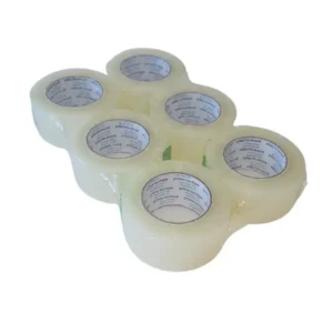 Acrylic Shipping Tape <br> 2" x 110 yard Clear 2.6 Mil <br> Qty 6 Pack