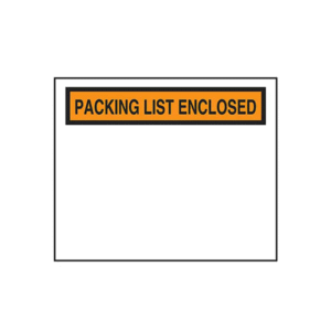 Packing List Enclosed<br>Banner Envelopes Orange, 4.5"x5.5"<br>Case Qty 500