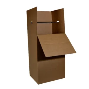 24 Wardrobe Moving Box With Bar<br>24x21x47<br>Qty 1