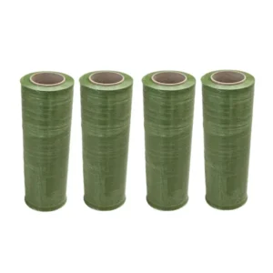 18″ Stretch Film <br> GREEN 63 Gauge x 1500′<br>Case Qty 4 Rolls