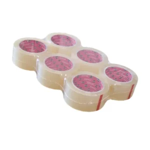 Clear Acrylic Tape<br> 2" x 110 yard Clear 1.6 Mil <br> Qty 6 Pack