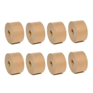 Reinforced Water Activated Tape <br> 3″x 375′ Kraft 3.0 Mil <br>Case Qty 8 Rolls